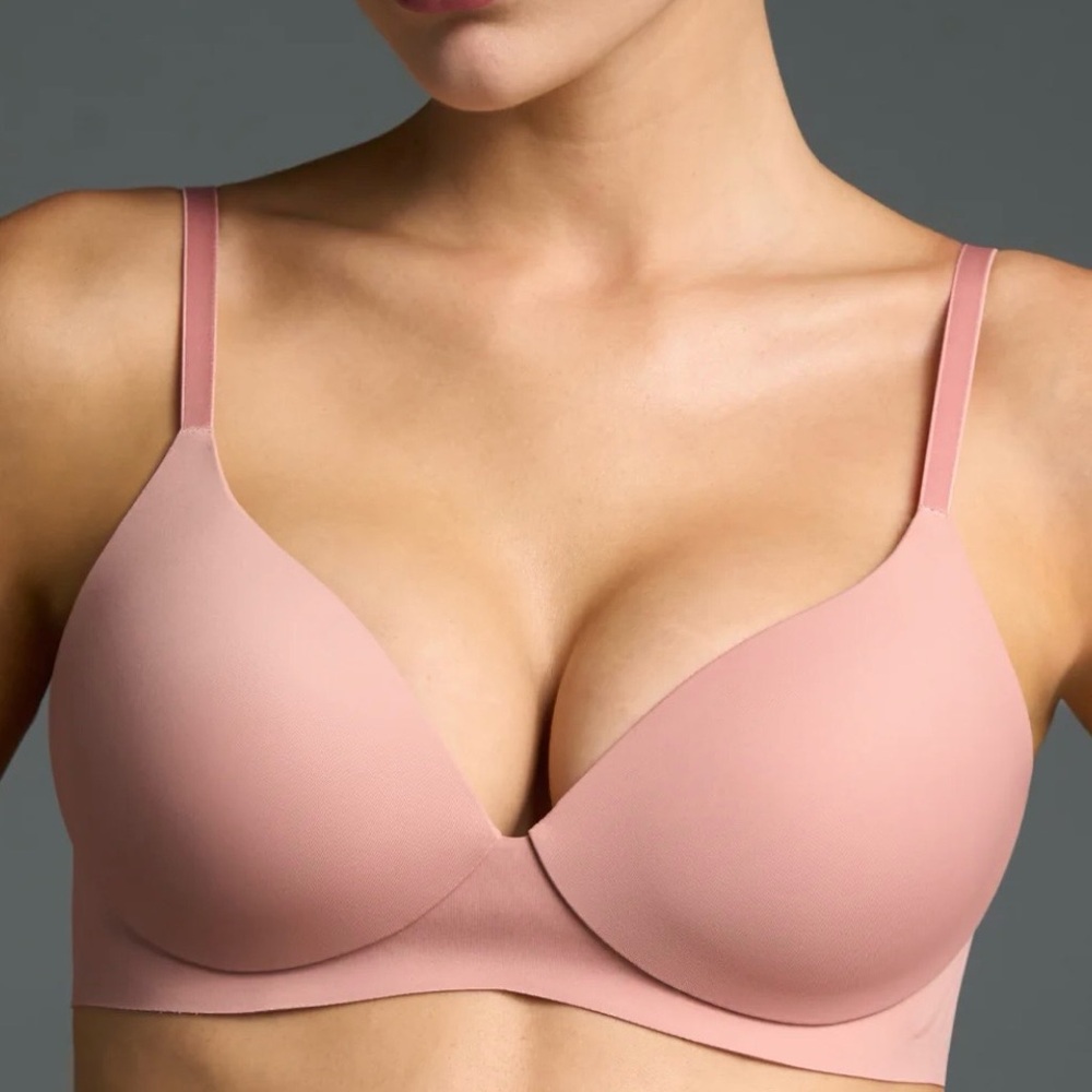 NWT Everyday Wireless T-Shirt Bra - Dusty Pink - Picture 2 of 13